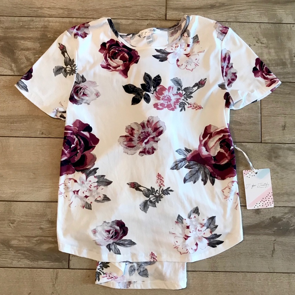 Floral white  Blouse
